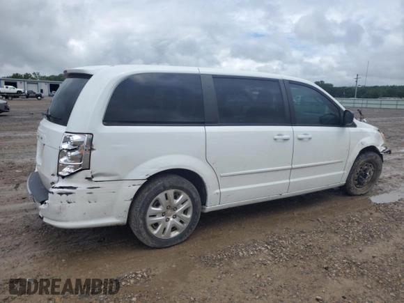 2017 Dodge Grand Caravan SE z VIN 2C4RDGBG6HR793773, wystawiony jako Copart lot #58641525 z przebiegiem 65 453 mil mil oraz Szkoda całkowita • Salvage title. Historia ofert i sprzedaży dostępna na DreamBid. Obrazek 3.