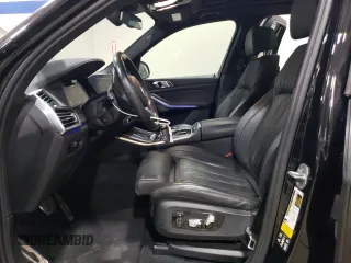 2022 BMW X5 M50i with VIN 5UXJU4C02N9K73275, listed as a Copart auction lot 85264594 with 40,804 mi miles and Salvage Title. Bid and sale history available at carsss.com. Image 7.