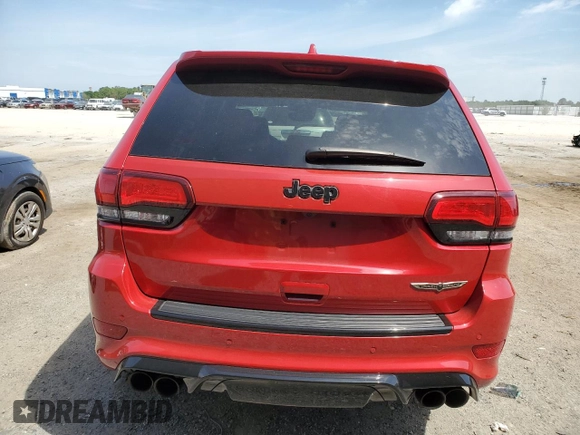 2020 Jeep Grand Cherokee Trackhawk with VIN 1C4RJFN93LC225854, listed as a Copart auction lot 51294664 with 8,043 mi miles and . Bid and sale history available at DreamBid. Image 6.