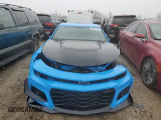 2022 Chevrolet Camaro ZL1 with VIN 1G1FJ1R69N0128290, listed as a Copart auction lot 86944954 with 6,478 mi miles and Salvage Title. Bid and sale history available at carsss.com. Image 5.