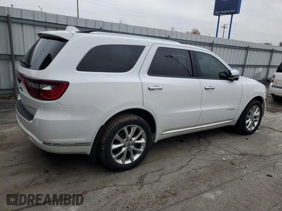 2019 Dodge Durango Citadel with VIN 1C4RDJEG4KC690716, listed as a Copart auction lot 81088814 with 101,417 mi miles and Salvage Title. Bid and sale history available at DreamBid. Image 3.