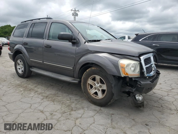 2004 Dodge Durango Limited z VIN 1D4HD58N54F217005, wystawiony jako Copart lot #56061125 z przebiegiem 185 114 mil mil oraz Szkoda całkowita • Salvage title. Historia ofert i sprzedaży dostępna na DreamBid. Obrazek 4.