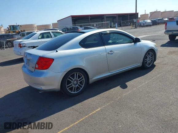 2006 Scion tC with VIN JTKDE177X60088987, listed as a IAAI auction lot 41893922 with 153,282 mi miles. Bid and sale history available at carsss.com. Image 4.