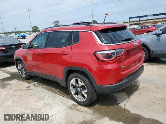 2018 Jeep Compass Limited with VIN 3C4NJCCB2JT358366, listed as a Copart auction lot 57937785 with 72,834 mi miles and Salvage title. Bid and sale history available at DreamBid. Image 2.