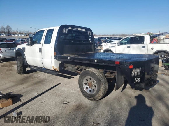 2008 Ford Super Duty F-250 SRW XL with VIN 1FTSX21Y68ED99497, listed as a Copart auction lot 46416795 with 0 mi miles and Salvage Title. Bid and sale history available at carsss.com. Image 2.