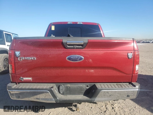 2017 Ford F-150 XL with VIN 1FTEW1CG4HKC17652, listed as a Copart auction lot 45512365 with 168,929 mi miles and Salvage title. Bid and sale history available at DreamBid. Image 6.