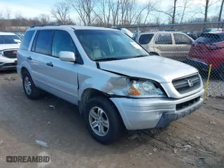 2003 Honda Pilot EX with VIN 2HKYF18553H556321, listed as a IAAI auction lot 41840056 with 110,352 mi miles. Bid and sale history available at carsss.com. Image 1.