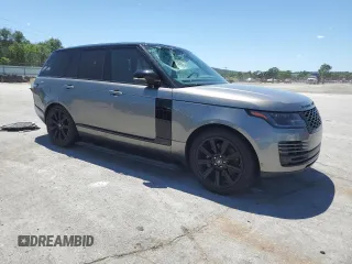 2021 Land Rover Range Rover P525 Westminster with VIN SALGS2SE3MA450912, listed as a Copart auction lot 57642085 with 75,755 mi miles and Salvage title. Bid and sale history available at DreamBid. Image 4.