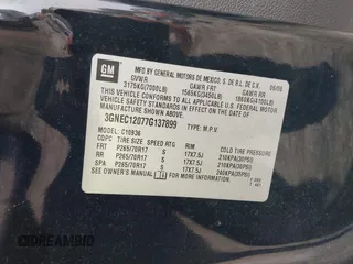 2007 Chevrolet Avalanche 1LT with VIN 3GNEC12077G137899, listed as a IAAI auction lot 41526144 with 245,890 mi miles and . Bid and sale history available at DreamBid. Image 9.