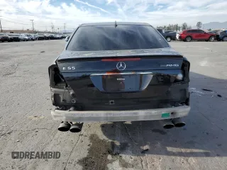 2005 Mercedes-Benz E-Class 5.5L AMG with VIN WDBUF76J05A781904, listed as a Copart auction lot 43762835 with 107,810 mi miles and Salvage Title. Bid and sale history available at carsss.com. Image 6.