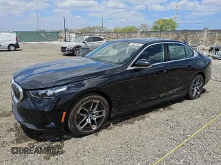 2024 BMW i5 eDrive40 with VIN WBY33FK02RCR91118, listed as a Copart auction lot 53308205 with Not Provided miles and Clean Title. Bid and sale history available at DreamBid. Image 1.