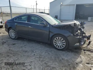 2013 Buick Regal Turbo Premium 1 with VIN 2G4GS5EV8D9159415, listed as a Copart auction lot 51696405 with 127,840 mi miles and Salvage Title. Bid and sale history available at carsss.com. Image 4.