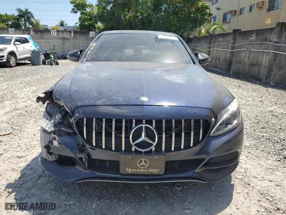 2015 Mercedes-Benz C-Class C 300 with VIN 55SWF4JB2FU078000, listed as a Copart auction lot 53239915 with 105,783 mi miles and Salvage Title. Bid and sale history available at carsss.com. Image 5.