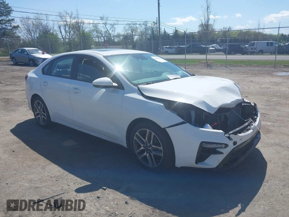 2019 Kia Forte S with VIN 3KPF34AD9KE020025, listed as a IAAI auction lot 41969844 with 123,887 mi miles and . Bid and sale history available at carsss.com. Image 1.