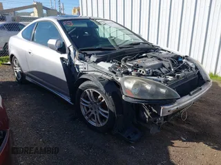 2006 Acura RSX with VIN JH4DC54896S007580, listed as a IAAI auction lot 41657927 with 315,076 mi miles. Bid and sale history available at carsss.com. Image 1.