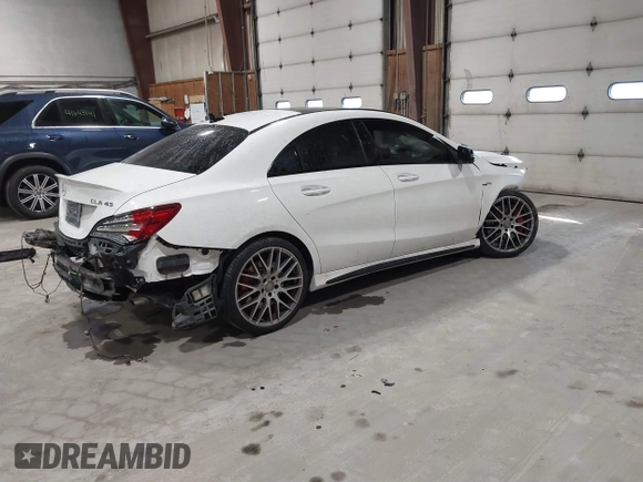 2019 Mercedes-Benz CLA 45 AMG with VIN WDDSJ5CB2KN726650, listed as a IAAI auction lot 41667085 with 74,549 mi miles and . Bid and sale history available at DreamBid. Image 4.