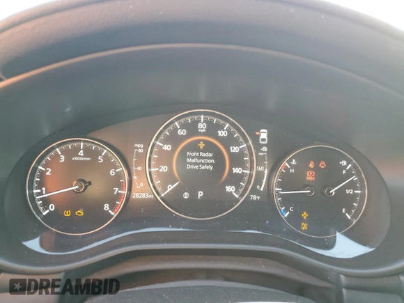 2022 Mazda 3 S with VIN JM1BPAJL3N1507382, listed as a Copart auction lot 60294085 with 28,283 mi miles and Salvage title. Bid and sale history available at DreamBid. Image 9.