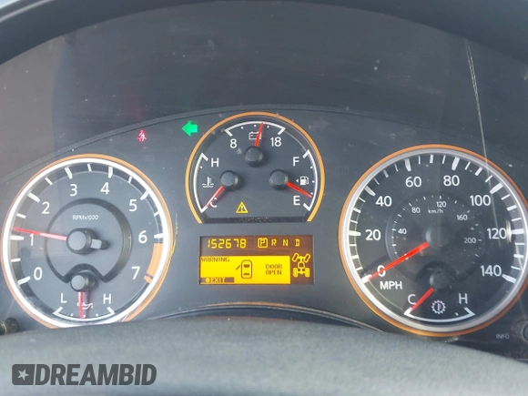 2012 Nissan Titan SL with VIN 1N6AA0EC0CN314014, listed as a IAAI auction lot 41562597 with 152,678 mi miles and . Bid and sale history available at DreamBid. Image 7.