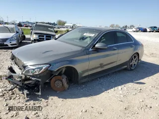 2018 Mercedes-Benz C C 300 with VIN 55SWF4KBXJU264567, listed as a Copart auction lot 48320515 with 38,292 mi miles and Salvage Title. Bid and sale history available at carsss.com. Image 1.