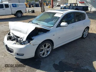 2008 Mazda Mazda3 s Sport with VIN JM1BK343981831351, listed as a IAAI auction lot 41284296 with 209,268 mi miles. Bid and sale history available at carsss.com. Image 2.