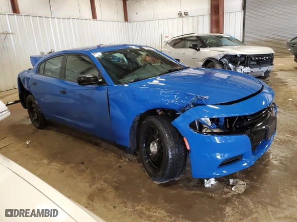 2019 Dodge Charger Police with VIN 2C3CDXKT9KH626537, listed as a Copart auction lot 51470965 with 0 mi miles and Salvage Title. Bid and sale history available at carsss.com. Image 4.