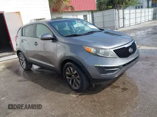 2016 Kia Sportage LX with VIN KNDPBCAC1G7813044, listed as a IAAI auction lot 41976849 with Not Provided miles and . Bid and sale history available at carsss.com. Image 1.