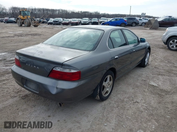 2003 Acura TL with VIN 19UUA56623A008219, listed as a IAAI auction lot 41674372 with 240,371 mi miles. Bid and sale history available at carsss.com. Image 4.