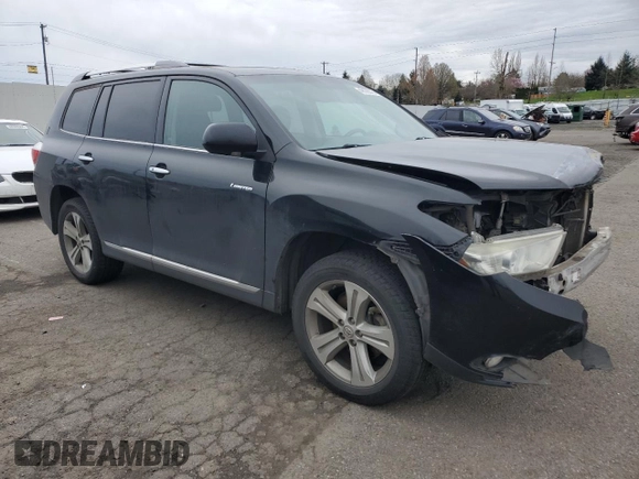 2012 Toyota Highlander Limited with VIN 5TDDK3EH7CS171468, listed as a Copart auction lot 49178075 with 234,682 mi miles and Salvage Title. Bid and sale history available at carsss.com. Image 4.