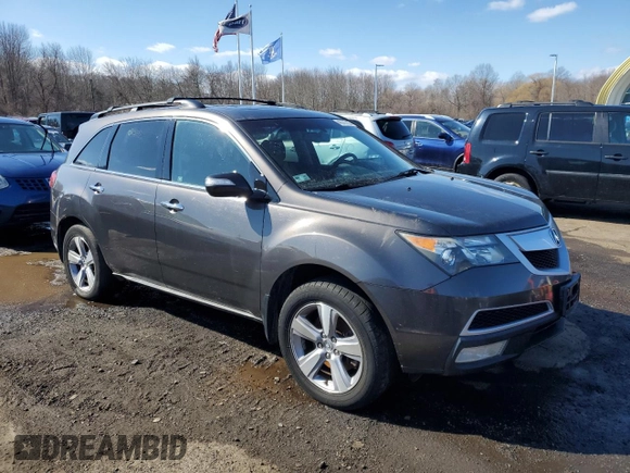 2012 Acura MDX Tech/Entertainment Pkg with VIN 2HNYD2H43CH512873, listed as a Copart auction lot 46310765 with 158,179 mi miles and Clean Title. Bid and sale history available at carsss.com. Image 4.