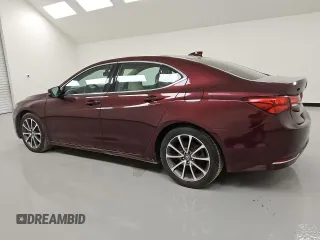 2015 Acura TLX V6 with VIN 19UUB2F30FA020309, listed as a Copart auction lot 50154955 with 109,769 mi miles and Clean Title. Bid and sale history available at carsss.com. Image 2.