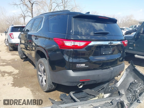 2020 Chevrolet Traverse LT with VIN 1GNERHKW7LJ323401, listed as a IAAI auction lot 41781030 with 25,189 mi miles and . Bid and sale history available at DreamBid. Image 3.