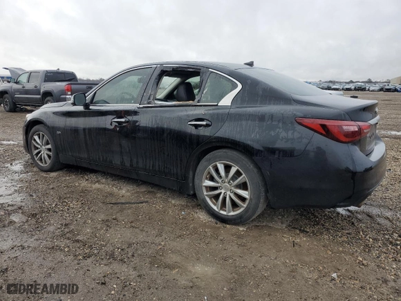 2018 Infiniti Q50 2.0t LUXE with VIN JN1CV7AP4JM241592, listed as a Copart auction lot 46534245 with NaN miles and Clean Title. Bid and sale history available at carsss.com. Image 2.