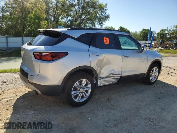 2020 Chevrolet Blazer LT with VIN 3GNKBDRS9LS588421, listed as a Copart auction lot 50704135 with 16,988 mi miles and Salvage title. Bid and sale history available at DreamBid. Image 3.