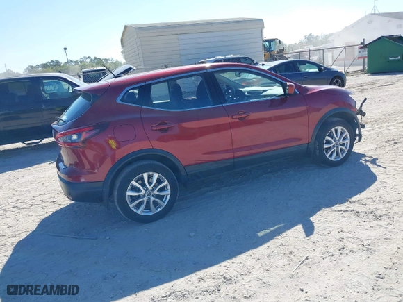 2021 Nissan Rogue Sport S with VIN JN1BJ1AV8MW311641, listed as a IAAI auction lot 41752296 with 38,144 mi miles. Bid and sale history available at carsss.com. Image 4.