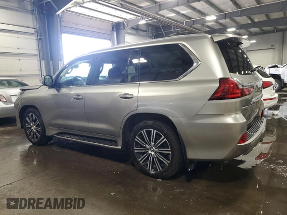 2018 Lexus LX 570 with VIN JTJHY7AX6J4261835, listed as a Copart auction lot 55998945 with 99,673 mi miles and Salvage title. Bid and sale history available at DreamBid. Image 2.