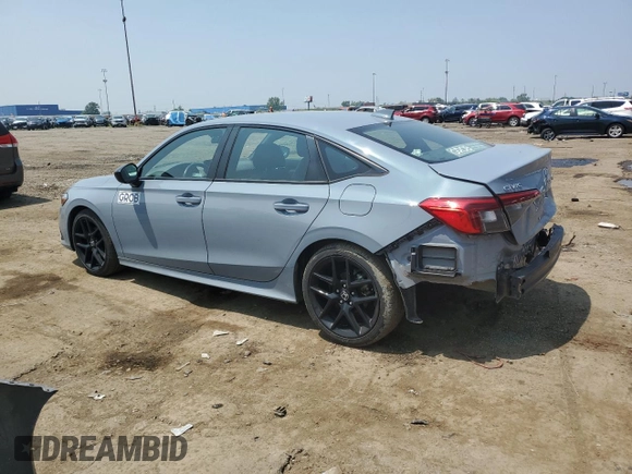 2023 Honda Civic Sport with VIN 2HGFE2F51PH510620, listed as a Copart auction lot 62756535 with 59,625 mi miles and Salvage title. Bid and sale history available at DreamBid. Image 2.