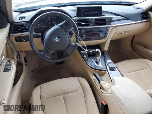 2015 BMW 3 Series 320i with VIN WBA3B1G50FNT07966, listed as a Copart auction lot 57535075 with 68,561 mi miles and Salvage title. Bid and sale history available at DreamBid. Image 8.