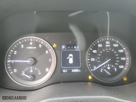 2016 Hyundai Tucson SE with VIN KM8J3CA45GU255157, listed as a Copart auction lot 43698075 with 93,252 mi miles and Clean Title. Bid and sale history available at carsss.com. Image 10.