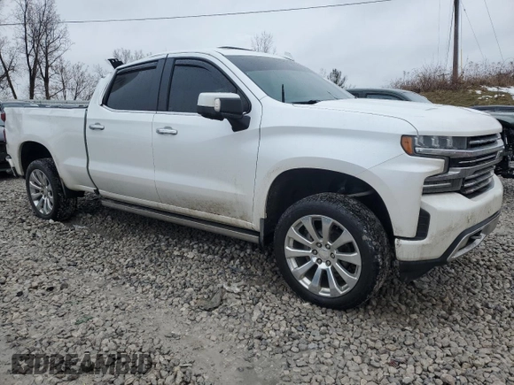 2019 Chevrolet Silverado 1500 High Country with VIN 1GCUYHEL4KZ404588, listed as a Copart auction lot 46918965 with 157,786 mi miles and Clean Title. Bid and sale history available at carsss.com. Image 4.