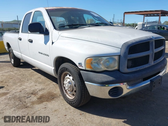 2004 Dodge Ram 2500 SLT with VIN 3D7KA28604G133004, listed as a IAAI auction lot 41654514 with 57,453 mi miles. Bid and sale history available at carsss.com. Image 1.