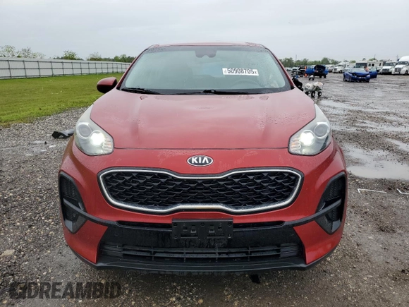 2020 Kia Sportage LX with VIN KNDPM3AC7L7744512, listed as a Copart auction lot 50908705 with 53,139 mi miles and Salvage Title. Bid and sale history available at carsss.com. Image 5.
