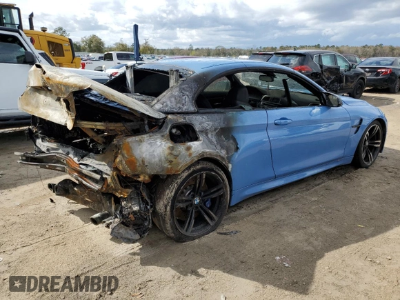 2016 BMW M4 with VIN WBS3U9C5XGP970025, listed as a Copart auction lot 46482935 with 0 mi miles and Non Repairable. Bid and sale history available at carsss.com. Image 3.