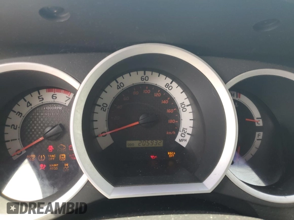 2015 Toyota Tacoma with VIN 5TFLU4EN5FX132006, listed as a Copart auction lot 59285655 with 205,932 mi miles and Salvage title. Bid and sale history available at DreamBid. Image 9.