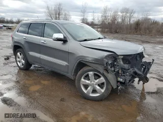 2012 Jeep Grand Cherokee Overland with VIN 1C4RJFCG3CC132303, listed as a Copart auction lot 47980335 with 113,598 mi miles and Salvage Title. Bid and sale history available at carsss.com. Image 4.