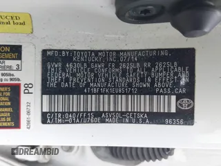 2014 Toyota Camry L with VIN 4T1BF1FK1EU851712, listed as a IAAI auction lot 41940311 with 158,097 mi miles. Bid and sale history available at carsss.com. Image 9.