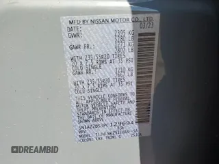 2023 Nissan Murano Platinum z VIN 5N1AZ2DS3PC129694, wystawiony jako Copart lot #53986615 z przebiegiem 19 829 mil mil oraz Szkoda całkowita • Salvage title. Historia ofert i sprzedaży dostępna na DreamBid. Obrazek 12.