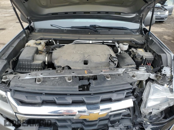 2021 Chevrolet Colorado 4WD Work Truck with VIN 1GCGTBEN3M1196652, listed as a Copart auction lot 47088715 with 111,191 mi miles and Salvage title. Bid and sale history available at DreamBid. Image 11.