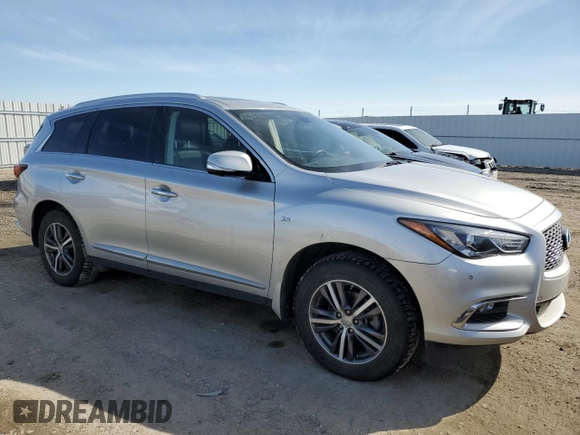 2017 Infiniti QX60 with VIN 5N1DL0MM9HC526137, listed as a Copart auction lot 51822775 with 108,899 mi miles and Salvage Title. Bid and sale history available at DreamBid. Image 4.