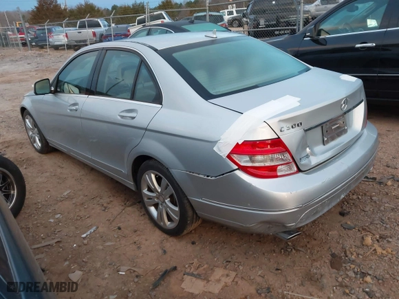 2009 Mercedes-Benz C-Class 3.0L Sport with VIN WDDGF54X29F238532, listed as a IAAI auction lot 41757501 with 130,962 mi miles. Bid and sale history available at carsss.com. Image 3.