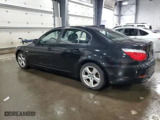 2008 BMW 5 Series 535xi with VIN WBANV935X8CW55292, listed as a Copart auction lot 47441195 with 141,876 mi miles and Salvage Title. Bid and sale history available at carsss.com. Image 2.